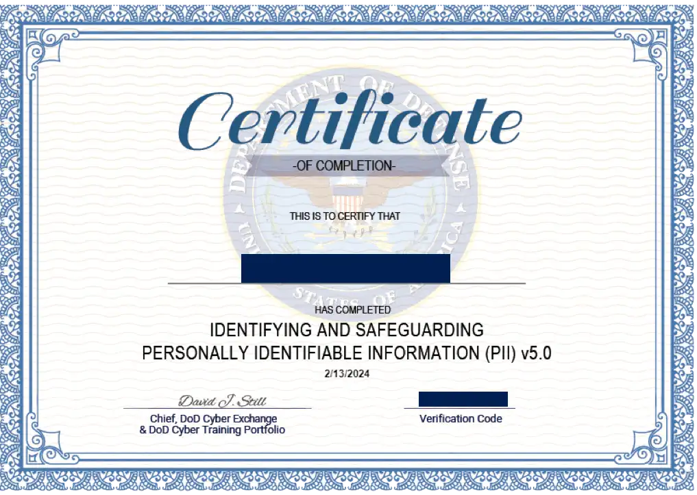 Certificate image